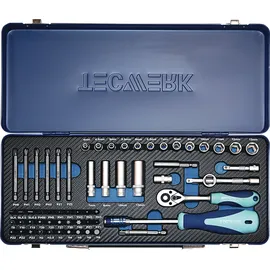 tecwerk Steckschlüsselsatz 61-tlg. 1/4 Zoll SW 4-13mm