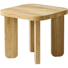 raumhirsch furniture Couchtisch Kufe Metall Eiche 50 x 40 cm