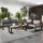 stilvora Gartenlounge-Set 4-tlg. Grau