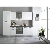 Marinelli Cucine Vormontierte Küchenzeile Laura  (Breite: 240 cm, Weiß, Mit Elektrogeräten)