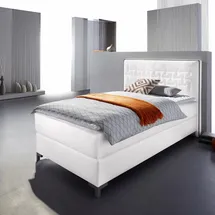 INOSIGN »Coos« mit besonderer Steppung im Kopfteil, 3 Matratzenarten, 2 Härtegrade schwarz-weiß