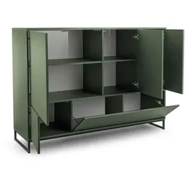bettso Highboard 160 x 120,5 cm Grün