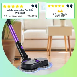 casativo-tech Casativo 2in1 Akku Staubsauger Wischaufsatz