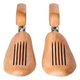 Tectake tectake® 2 Paar Schuhspanner, aus Lotusholz, Verhinderung von Gehfalten, gute Luftzirkulation