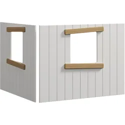 Flexa Hausfronten mit Fensterrahmen - B/H/T ca. 2,80x74,20x89,00