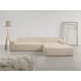 werk2 Ecksofa WERK2 "Zeus-XL, Mega-Sofa mit großer Sitztiefe, Stellmaße 311cm x 210cm", beige (natur), B:311cm H:70cm T:210cm, 90% Polyester, 10% Nylon, Sofas, Ecksofa, Curvy Trend Garnitur mit urbaner Optik, bequem, Big-Sofa, L-Form