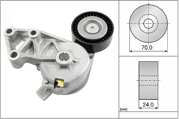 INA Riemenspanner, Keilrippenriemen 534013230 für Ford Skoda SEAT