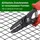 Wiltec Maschendrahtzaun 1x5 m Schwarz Höhe 100 cm Maschengröße 25x25 mm