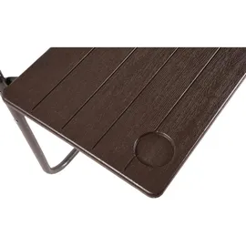 deluke Balkontisch 59,5 x 35 x 83,5 cm Braun
