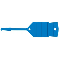 KS TOOLS Schlüsselanhänger mit Schlaufe, blau, 500 Stück ( 500.8094 )