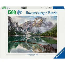Puzzle RAVENSBURGER "Pragser Wildsee", bunt, Puzzles, KinderB:70cm H:50cm, Made in Germany, B:70cm H:50cm