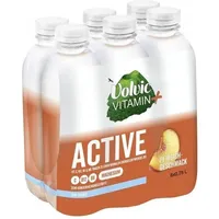 Volvic Vitamin+ Active Pfirsich 0.75 L Flasche 6er Pack ( 6x0,75L ) Einweg-Pfand