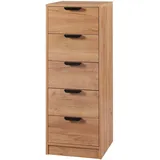 [en.casa] Varkaus 108 x 40 x 40 cm Eichenoptik / Braun