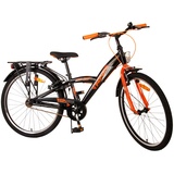 Volare Kindervelo, 24 Zoll Kinderrad in Schwarz Orange