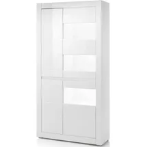 Home Affaire Vitrine Carat 100 x 35 x 198 cm Weiß