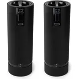 Peugeot LINE Night, Pfeffermühle + Salzmühle, Schwarz