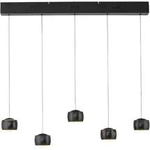 just light. BALLINI 1-flg. 220 cm schwarz Metall