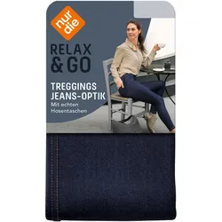 NUR DIE Damen Treggings in Jeans-Optik