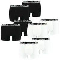 HEAD Herren Boxershort Basic Boxer 4er 6er 8er Multipack in XL Schwarz 005 &  Weiß 013