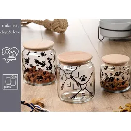 Ritzenhoff & Breker Mika Dog Leckerli-Dose Set 2-teilig weiß 12 cm 1,1 l