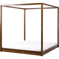 Beliani Herliere 180 x 200 cm Dunkelbraun