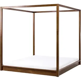 Beliani Herliere 180 x 200 cm Dunkelbraun