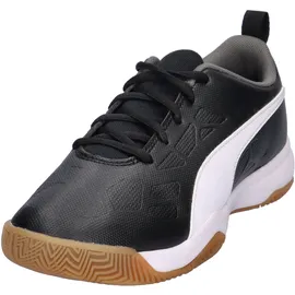 Puma Tenaz Jr Hallenschuh Kinder Schwarz/Weiß 33
