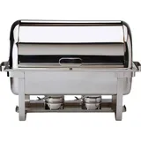 APS Rolltop-Chafing Dish "MAESTRO", Speisewärmer, Silber