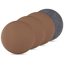BestLivings Sitzauflage 38 x 38 x 1 cm braun 4-tlg.