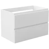 duschspa Waschtisch Unterschrank Waschtischunterschrank Waschbeckenunterschrank Badschrank, 50-120cm Hängeschrank, Matt / Hochglanz 79 cm x 52 cm x 46.3 cm
