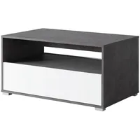 Livetastic Couchtisch Narobi-II ca. 90x45x55 cm Anthr./Weiß