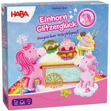 HABA Einhorn Glitzerglück Magischer Würfelspaß Pink