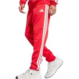 adidas Basic 3-Streifen Herren Jogginganzug, rot - 2XL