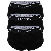 Lacoste Slip mit Stretch-Anteil im 3er-Pack, Black, S