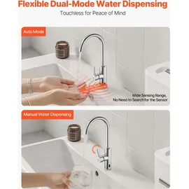 Vevor Einhandmischer Verchromtes Silber