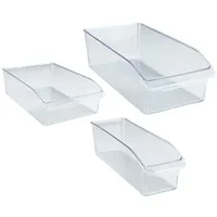 Wenko Kühlschrank Organizer 3er Set transparent