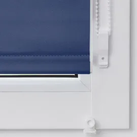 Lichtblick Thermo-Rollo Klemmfix 100 x 120 cm blau