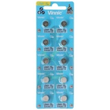 Vinnic LR41 Alkaline Batterie L736F, AG3, L736 F, G3, G3A, SR41
