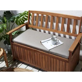 Beliani Bankauflage 108 x 45 x 5 cm grau 1 St.
