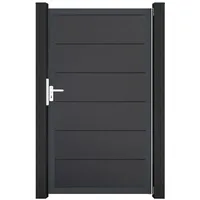 GROJA Steckzaun Tor BasicLine Universal-DIN DB Anthrazit