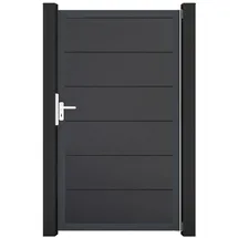 GROJA Steckzaun Tor BasicLine Universal-DIN DB Anthrazit