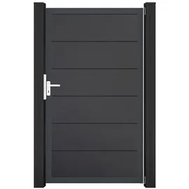 GROJA Steckzaun Tor BasicLine Universal-DIN DB Anthrazit