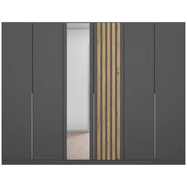 Rauch Drehtürenschrank Lamella 271 x 210 x 54 cm Grau