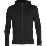 Icebreaker Quantum III Herren Kapuzensweater, schwarz - S