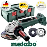 METABO WPB 18 LTX BL 125 Quick ohne Akku + metaBox 165 L