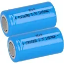 2x XCell ICR18350 3,7V 1100mAh Akku