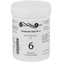 HOMOEOPATHIEFUCHS Schüssler-Salz Nummer 6 Kalium sulfuricum D6 Biochemie 1000 St Tabletten