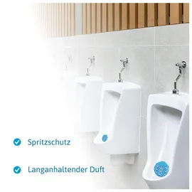 Dönges Urinal-Sieb 160mm 50 St. blau Ocean & 50St. gelb Citrus