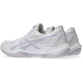 Asics GEL-ROCKET 12 Damen Handballschuhe, schwarz, Größe 41 1⁄2 - WHITE/DAHLIA 41.5