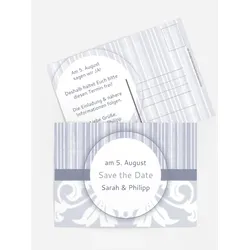 Save-the-Date Karten selbst gestalten mit Spruch und Fotos im Onlinedesigner bei Meine-Kartenmanufaktur.de